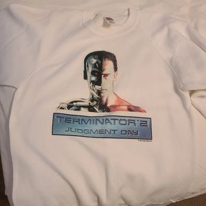 Vintage 1992 Terminator 2 crew neck.